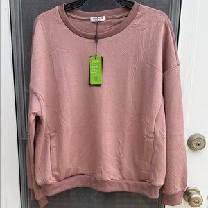 Pinspark Light Brown Crewneck Sweatshirt